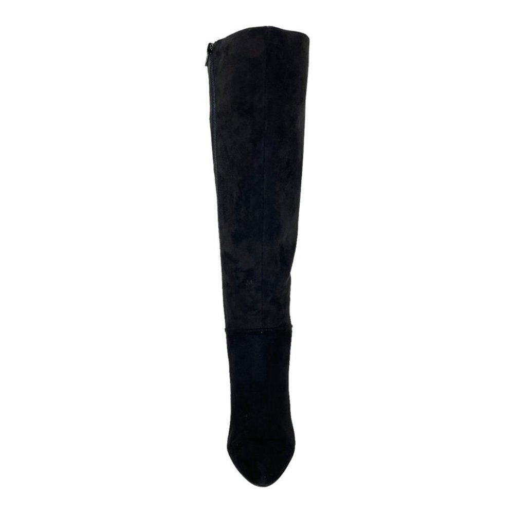 International Concepts Taisa Black Microsuede Knee High Womens Boots Size 9M - Picture 4 of 10